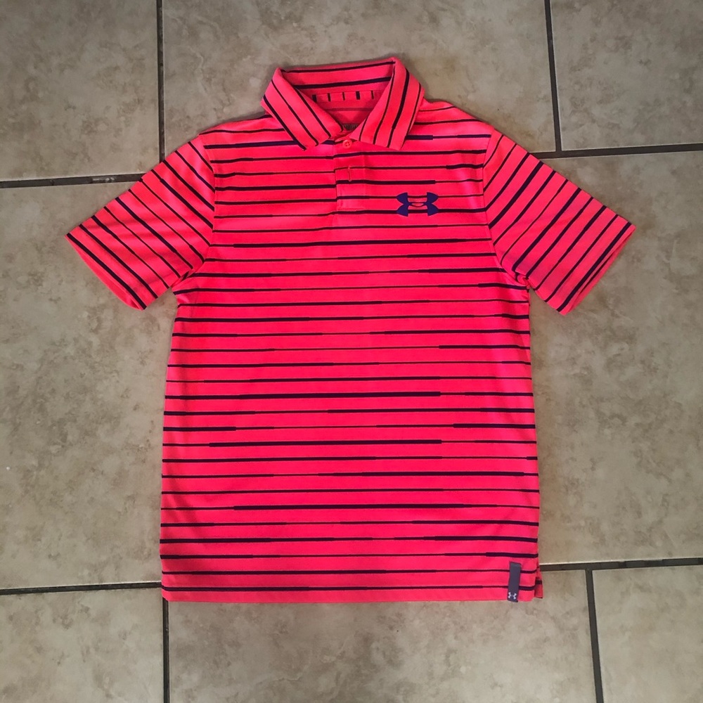Boys Under Armour golf polo shirt